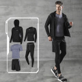 5 PCS Men Tracksuit Gym Fitness Compression Sport Suit Running Jogging Sport Wear Exercise Workout Training Suit T-shirt Legging