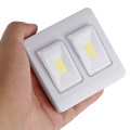 COB LED Switch Night Light Magnetic Wall Lamp AAA Battery Operated Cordless Under Cabinet Light Velcro Tape For Garage Closet