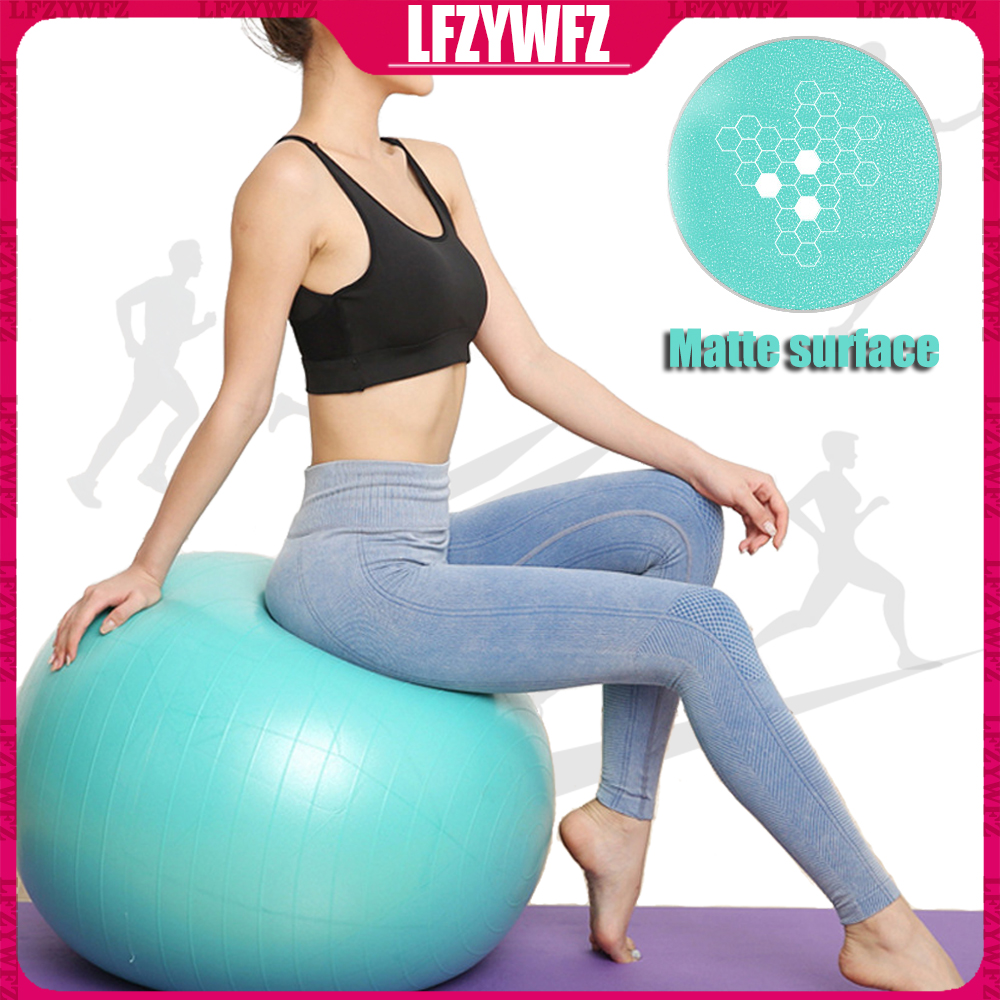 Thicken Matte Surface Yoga Balance Ball 55CM 65CM 75CM Explosion Proof Sports Yoga Ball Pilates Fitness Exercise Gymnastic Ball