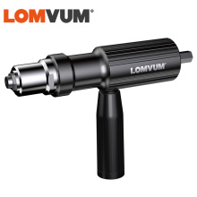 LOMVUM Electric Rivet Gun Riveting Adapter Insert Cordless Drill Aluminum Rivet Nut Riveter Insert Nail Power Tools Acessories