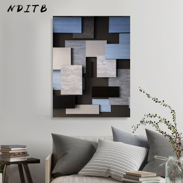 Marble Abstract Shape Wall Poster Geometric Modern Canvas Print Painting Contemporary Art Decorative Picture Home Room Decor