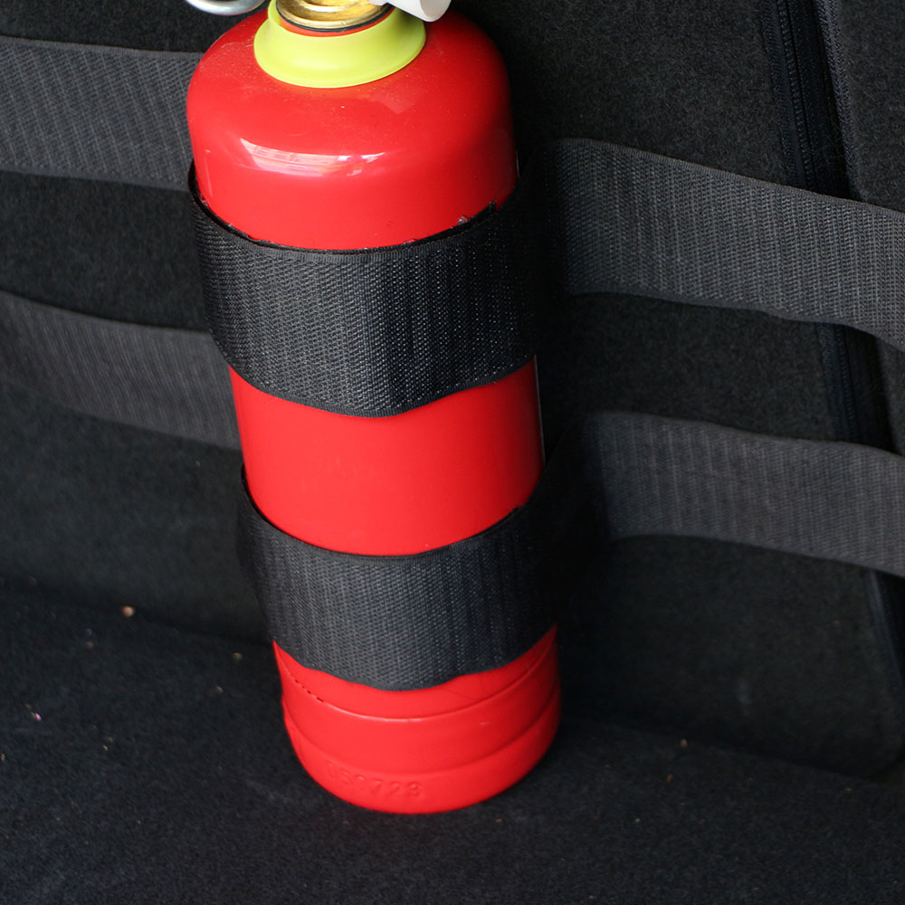 Cars Stickers Car Trunk Storage Bag Magic Tapes Fire Extinguisher Stickers for Renault Koleos Kadjar Samsung QM5 QM6 for Skoda