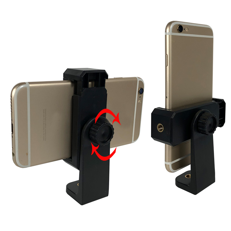 Phone Tripod Mount Adapter Mobile Phone Stand Bracket Smartphone Holder/Cell Phone Clip Clipper for iPhone Huawei Xiaomi Samsung