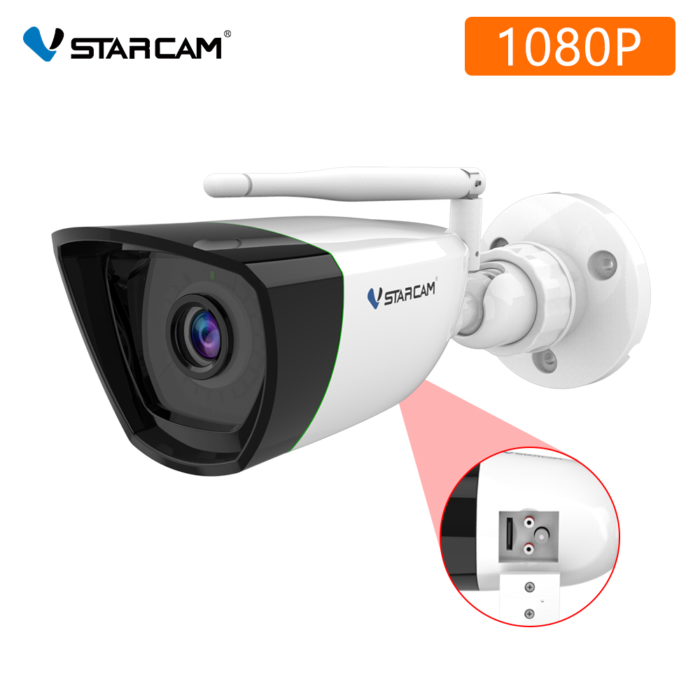 Vstarcam 1080P IP Camera Outdoor Bullet Wifi Camera AI Humanoid Detect IP66 Waterproof IR Night Audio Reception CCTV Camera
