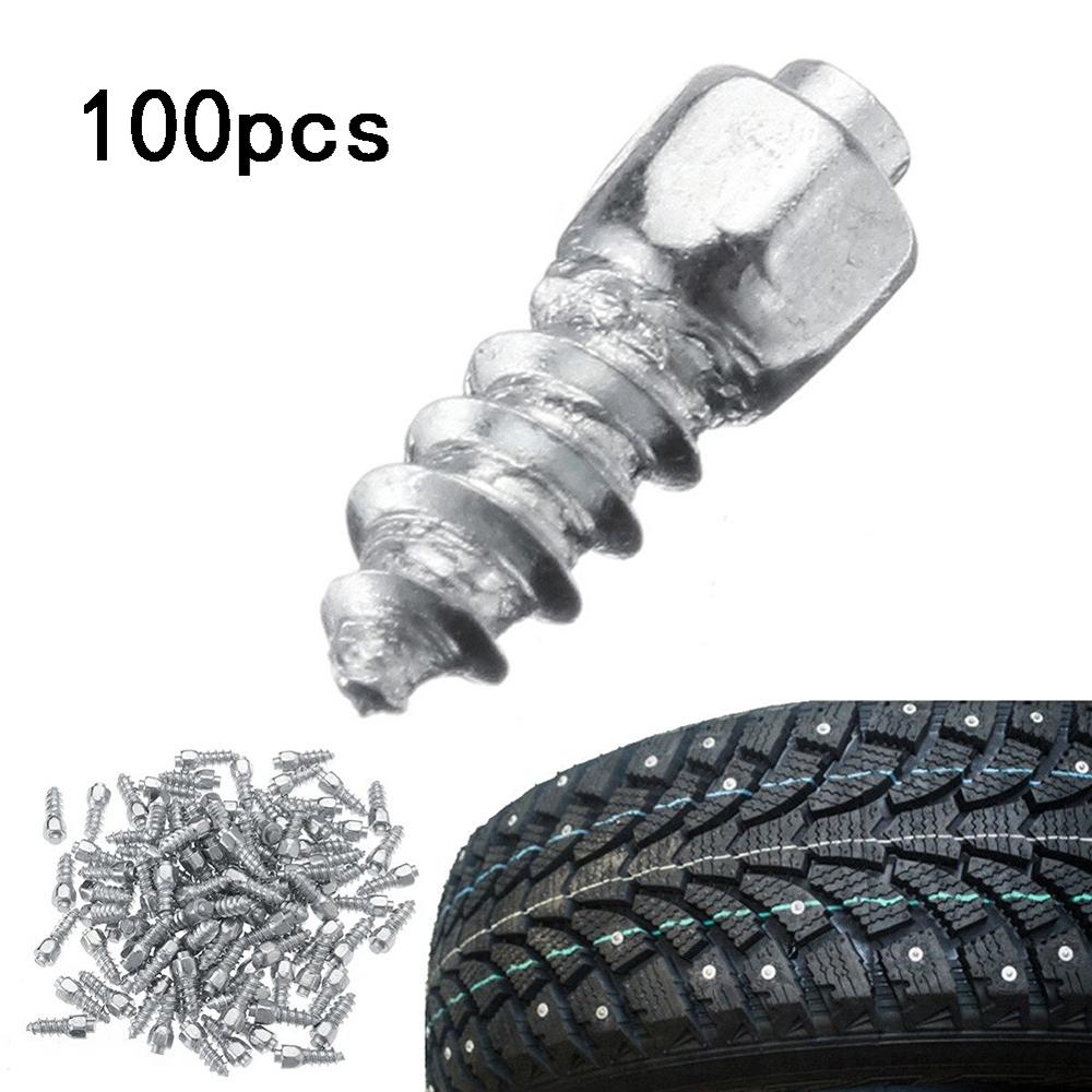 12 mm Carbide Screw Tire Studs Snow Spikes Anti-Slip Anti-ice for Car/SUV/ATV/UTV with Installation Tool Car Accessories