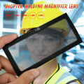 Arc Welding Magnifier Lens 1.00/1.50/2.00/2.50/3.00 Diopter Welder Screen Helmet Glass Anti-glare New 5x4cmx3mm Clear Glass Lens