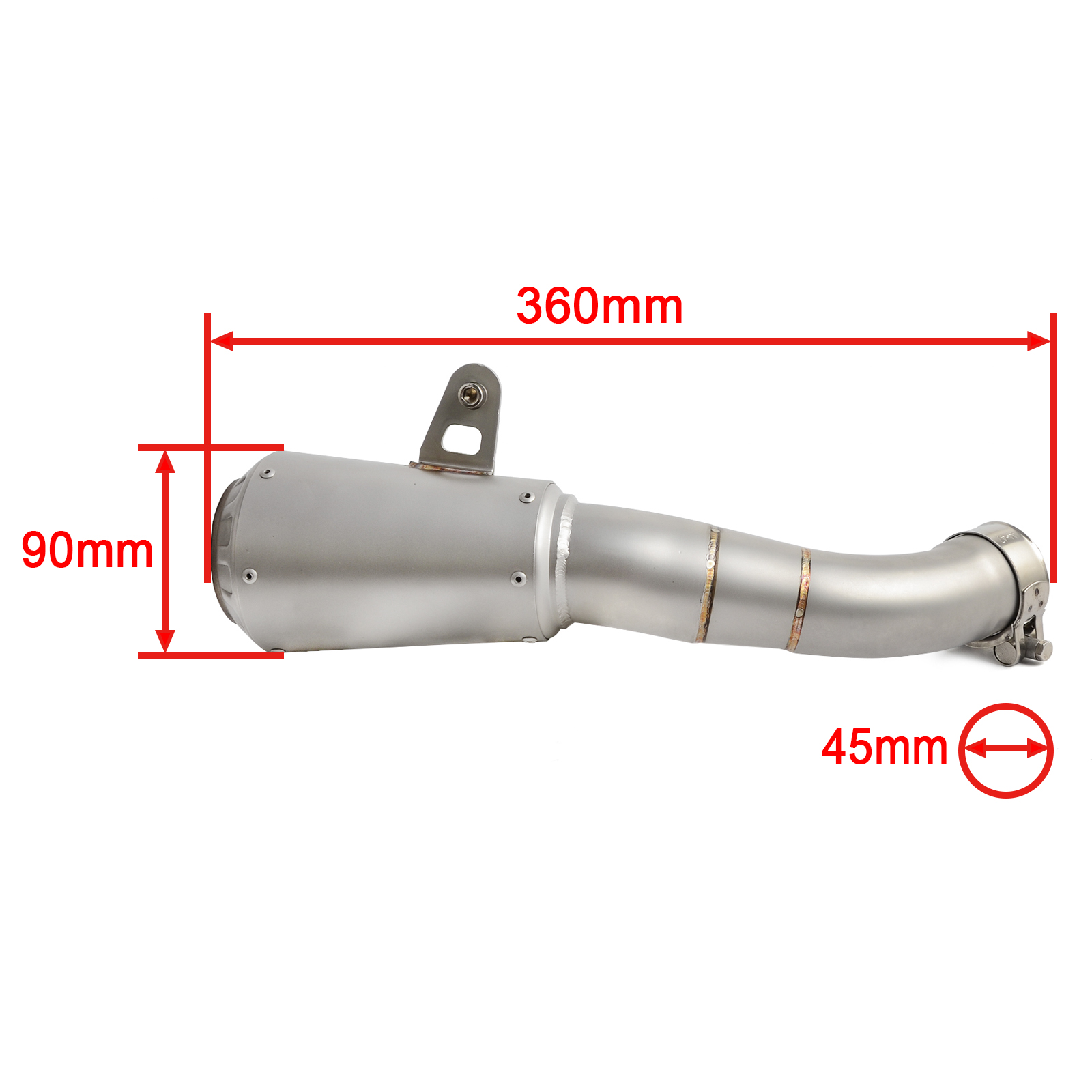 Exhaust Muffler Pipe For Yamaha YZFR3 YZF R3 2015 2016 2017 2018 2019 2020 2021 YZF-R3 YZF-R3 Motorcycle Accessories