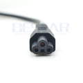 20CM Australian AU Ac Power cable plug IEC 320 C5 Cloverleaf short Power cord For AC Adapter Laptop Notebook