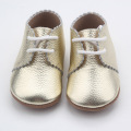 Lace Up Soft Sole Oxford Leather Baby Shoe