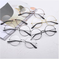 NONOR Fashion Harry Eyewear Eyeglasses Black Small Round Vintage Retro Metal Frame Clear Lens Glasses Round Circle Eye Glasses