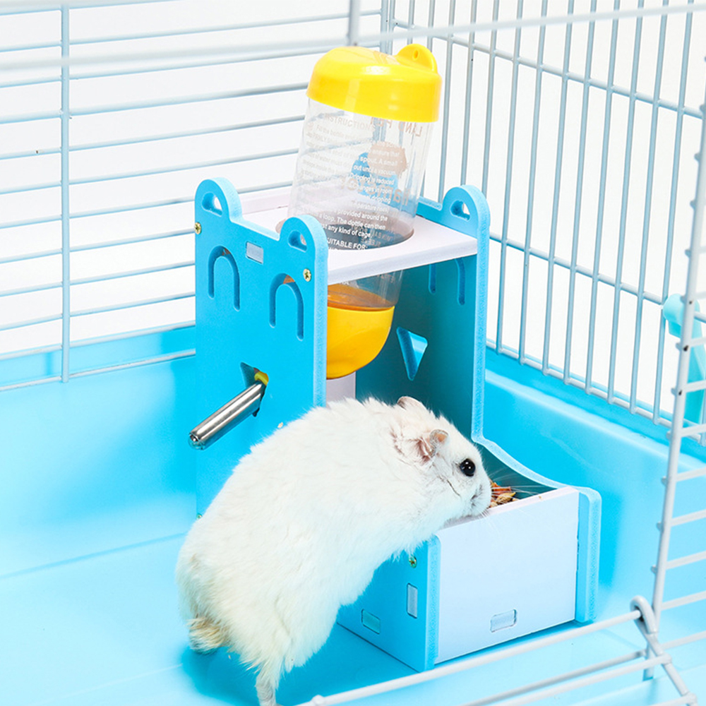 2in1 Plastic Hamster Drinker Water Bottle Dispenser Feeder Hanging Small Animal Guinea Pig Squirrel Rabbit Drinking Bottles