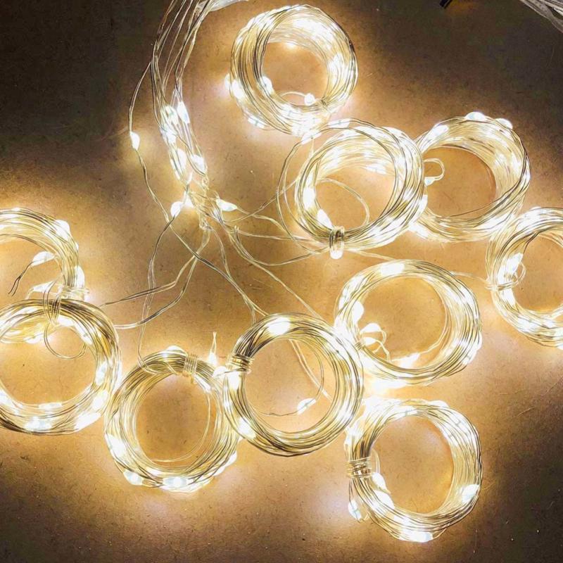 3M Christmas Fairy Lights Garland LED Curtain Fairy String Lights Backdrop Wall Lamp With Remote Control Hom Wedding Xmas Party