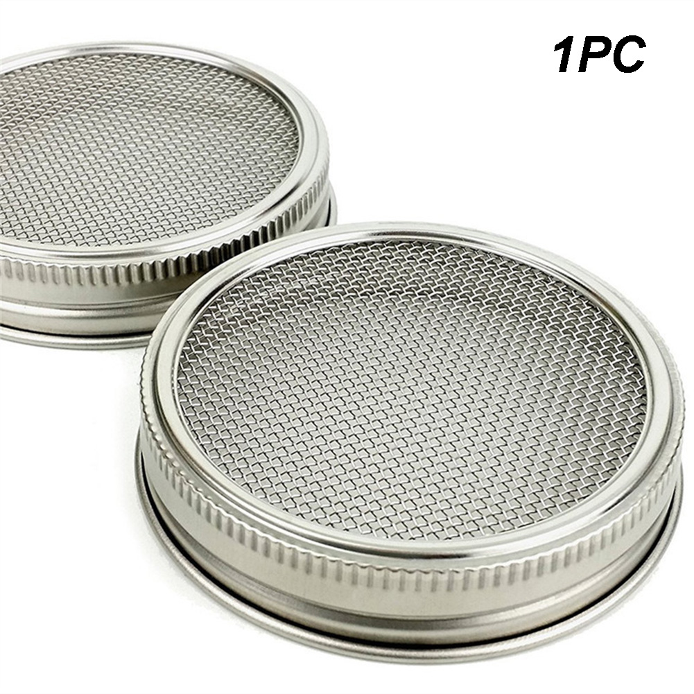 Sprouting Jar Home Supplies Lid Kit For Sprouts Growing Curved Mesh Healthy Gift Stainless Steel For Wide Mouth Durable