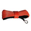 New 7700lbs Electric Winch Rope Nylon Rope High Strength Fiber Rope 6mmx15m Car Tow Rope Tow Strap