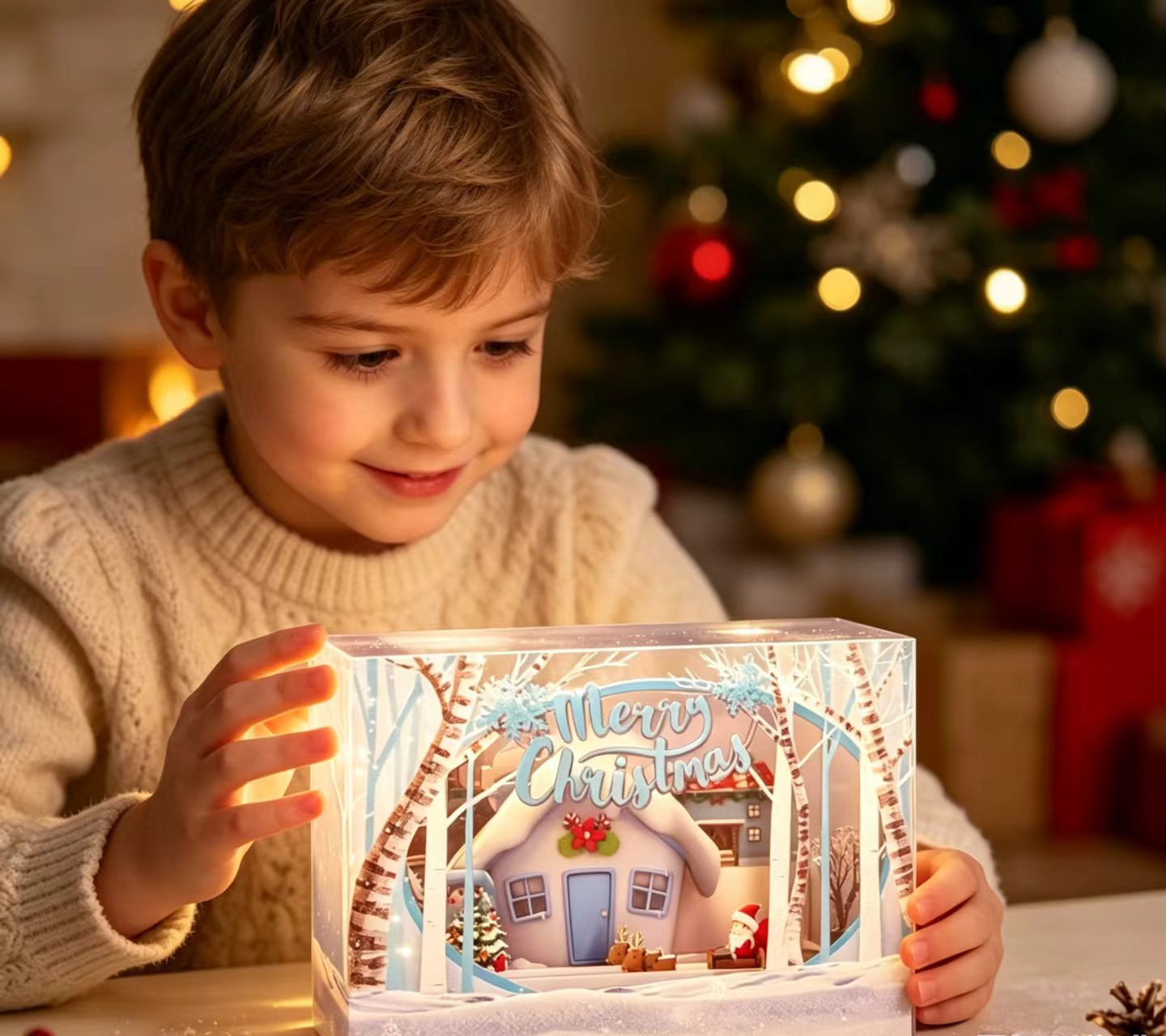 Pop up christmas card