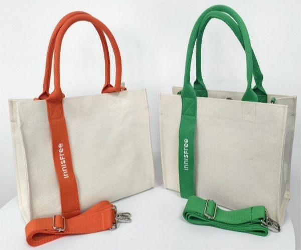 2025 Custom ribbon shopping tote bags