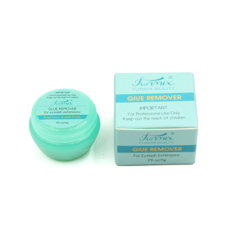 2019 Funmix NEW zero stimulation Fase Eyelash Glue Remover Cream 5g quick removal Fragrancy Smell Glue Remover