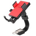 Motorcycle Phone Holder Electromobile Motor Mount 4-6.5 inch Phone Stand for electric cars, motorcycles