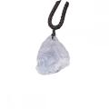 Natural Stone Amethyst Raw Crystal & Gemstone Pendant (20-30mm) Necklace Adjustable