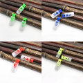 50Pcs 5 Colors Plastic Cord Lock Toggles Spring Clasp Stopper For Paracord Garment Shoelace Rope Parts