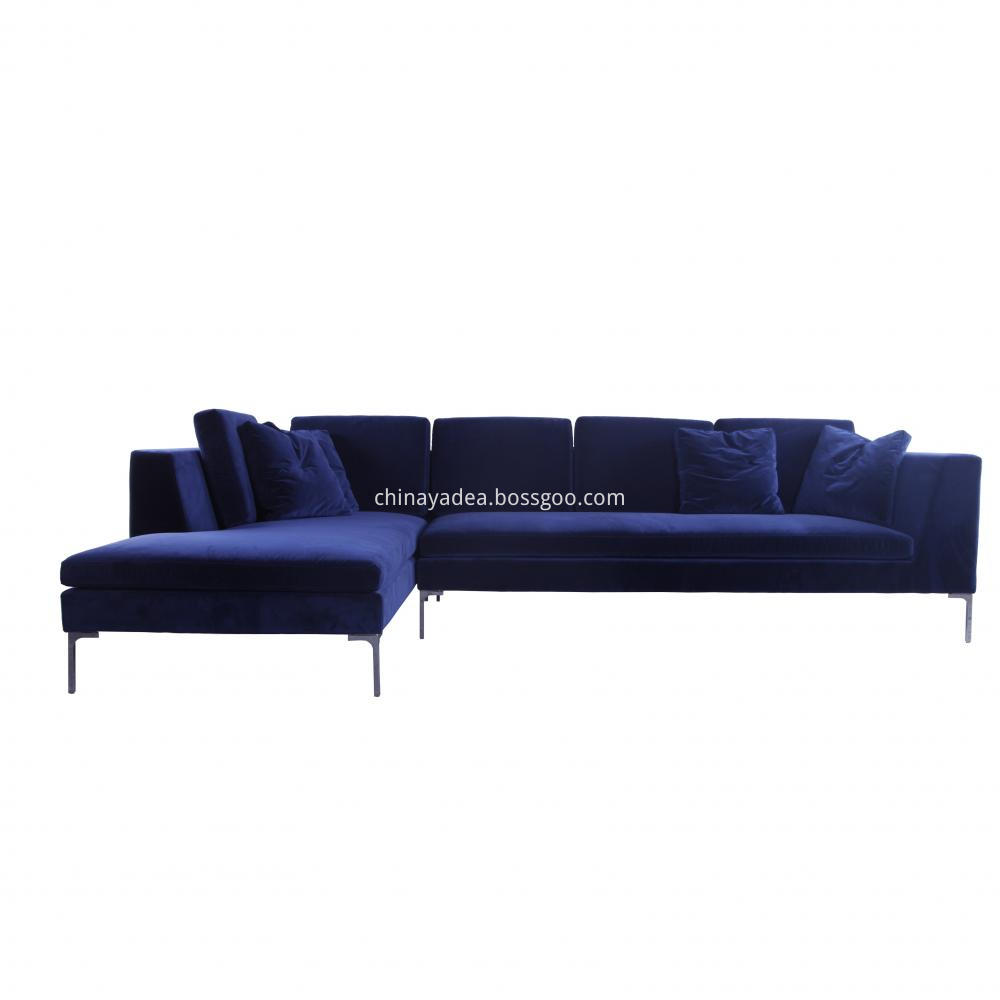 Velvet Fabric Sofa