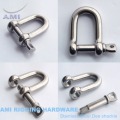 6mm D Dee Shackle With Screw Pin Stainless Steel 316 Marine Boat Rigging Hardware