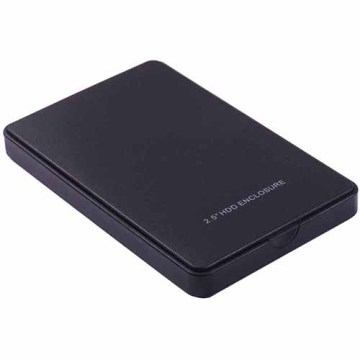 Black USB 2.0 HDD Enclosure SSD Case for 2.5 Inch External SATA Hard Disk Drive