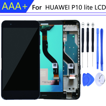 For HUAWEI P10 Lite LCD Display Screen With Frame For HUAWEI P10 Lite WAS-LX1 WAS-LX1A WAS-LX2 WAS-LX3 in Mobile Phone LCDs