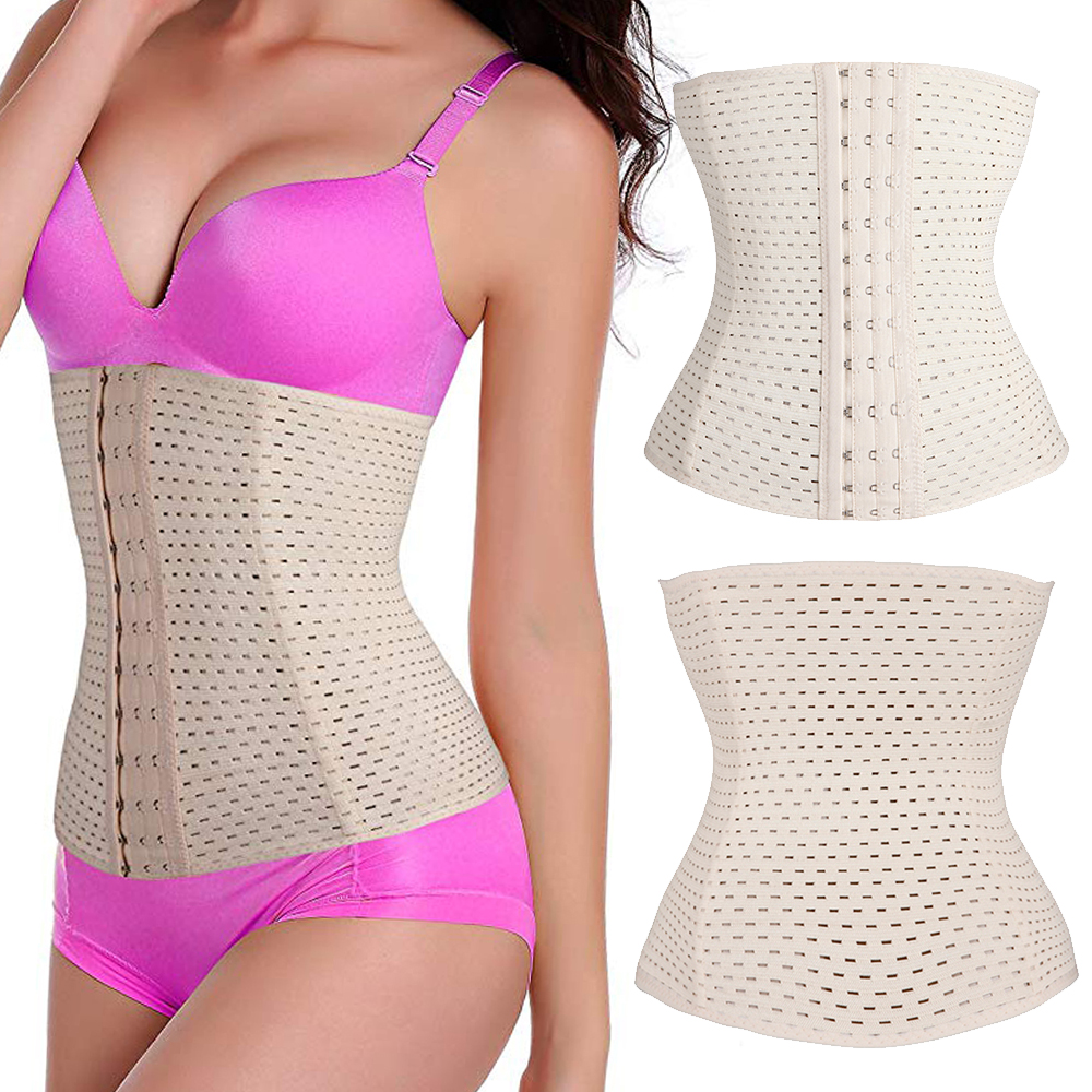 Women Waist Cincher Slimming Belt Waist Trainer Corset For Weight Loss Body Shaper with Modeling Strap Tummy Control
