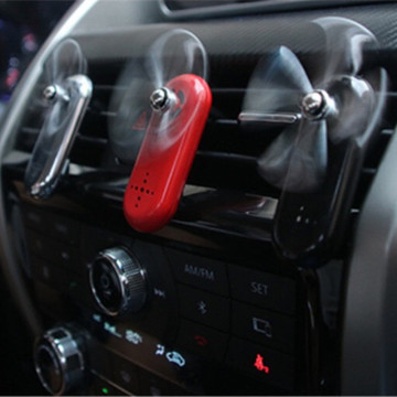 Car Air Freshener Four Leaf Fan Automotive Favors Car Odor Diffuser Vent Clip Car Air Freshener Vanilla