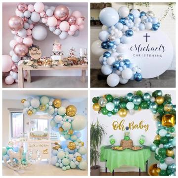 Macaron Balloon Chain Wedding Birthday Party Decoration Kids Baby Shower Balloon Garland Arch Kit 1st Birthday Balloon Blue Set