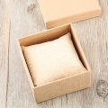 Simple Paper Watch Box for casual wristwatch natural wooden watch with Foam Pad Pillow Dropshipping