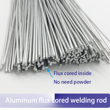 20pcs-100pcs 2mm*50cm Flux Cored Aluminum Welding Wire No Need Aluminum Powder Instead Of WE53 Copper Aluminum Welding Rod