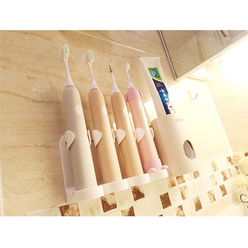 Wall Mounted Toothbrush Holder Universal Electric Toothbrush Stand Detachable Counter Stand Base for 90% Electric Toothbrushes