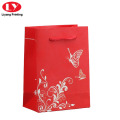 Customized Wedding Door Gift Paper Bag Red