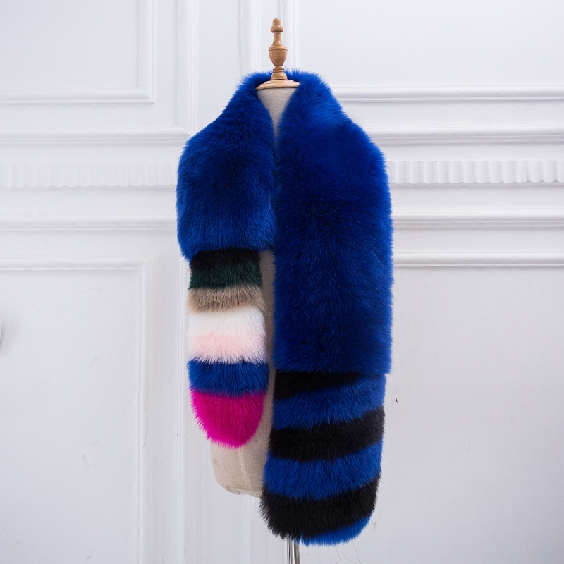 Lady Blinger faux fox fur scarves women large long fake fur shawls and wraps unreal fur pashmina faux fur stoles