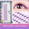 purple color Natural Long Individual Cluster Eyelash Extension Professional 10D Mink False Eyelashes Makeup Faux Soft Eye Lashes