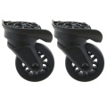 1 Pair Luggage Wheels Replacement Universal Trolley Fixed Casters - Flexible and High Quality ( A90 )
