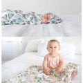 2020 Baby Bedding Clothing Newborn Baby Boy Girl Cotton Swaddle Wrap Blanket Sleeping Bag Swaddling Headband 2Pcs Sets