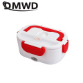 Car&Home 12V/24V/110V/220V Electric Heated Lunch Box Meal Warmer Bento Rice Cooker Food Steamer Heater Stainless Steel Container