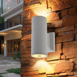 Exterior up down led wall garden porch lights