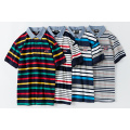 Men Polo Shirt Summer Men's Casual Breathable Plus Size 5XL 6XL Striped Short Sleeve Polo Shirt Pure Cotton Fashion Men Clothes
