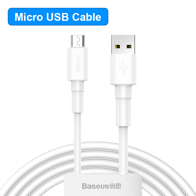 Baseus Micro USB Cable 2.4A Fast Charging Cable 0.5m/1m/2m