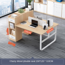 Simple board office desk and chair combination