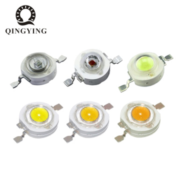 100pcs 1W 3W LED High Power LEDs Cold White Natural White Warm White RGB Red Green Blue Yellow Light Source