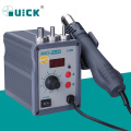 QUICK 858D 110V/220V 700W Hot Air Soldering Station LED Digital Display Soft Wind Hot Air Heat Gun SMD BGA Rework Station