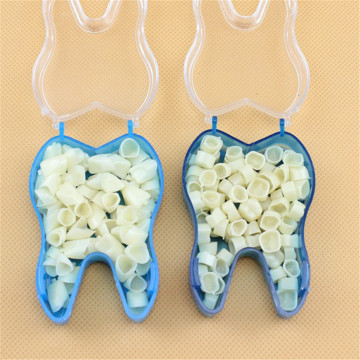 60pcs Dental Temporary Crown Teeth Whitening Dental Anterior Front Molar Posterior Tooth Teeth Crown Nature Color Teeth Veneers