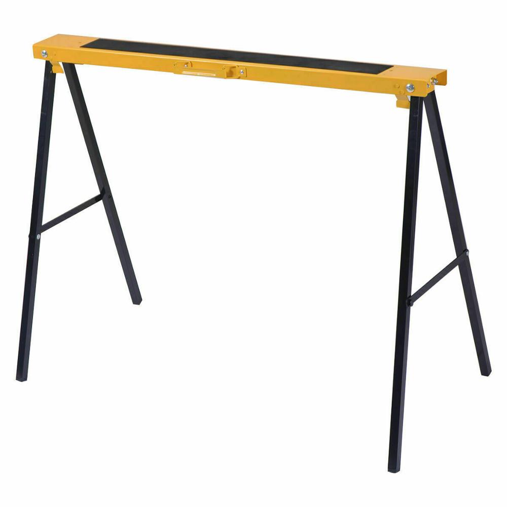 2 Pack Heavy Duty Saw Horse Steel Folding Legs Sawhorse 275 lbs Capacity Each