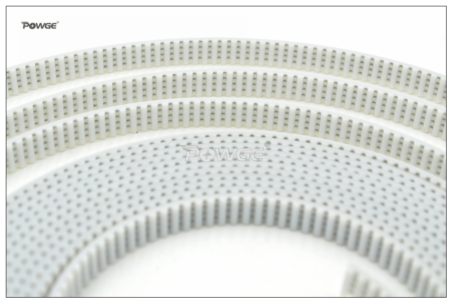 POWGE 2GT PU Open Synchronous Belt Width=6/9/10/15mm GT2 Polyurethane With Steel Core Timing Belt GT2 Pulley 3D Printer Parts