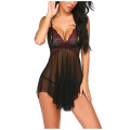 Sexy Night Dress Lace Nightwear Sleepwear Nightgowns Lingerie Halter BacklessTemptation Underwear Nightdress